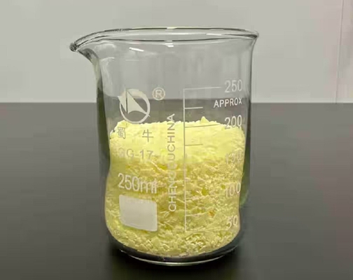 สีเหลือง 2-Ethyl Anthraquinone Flake สําหรับสารสกัดแสง ใช้ CAS No.: 84-51-5